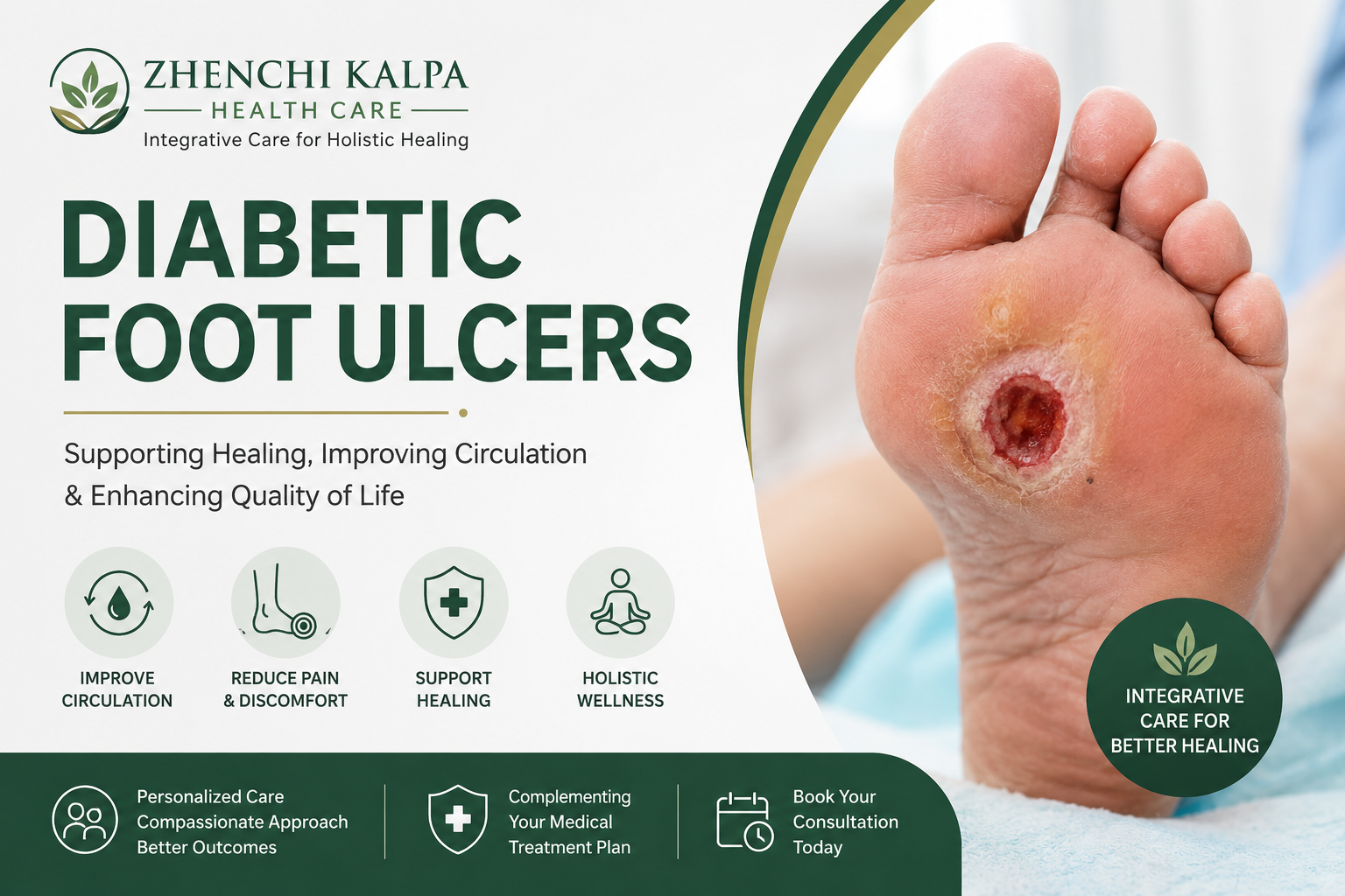 Diabetic Foot Ulcers: Understanding Symptoms, Causes and Supportive Care